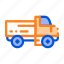 delivery, farmland, truck icon 