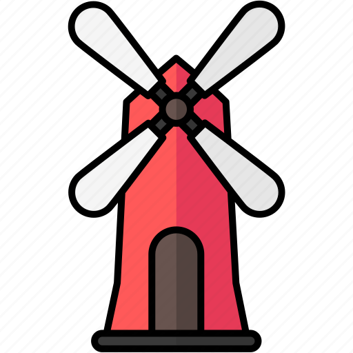 Windmill, wind, mill, agriculture icon - Download on Iconfinder