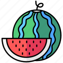 watermelon, fruit, agriculture, gardening