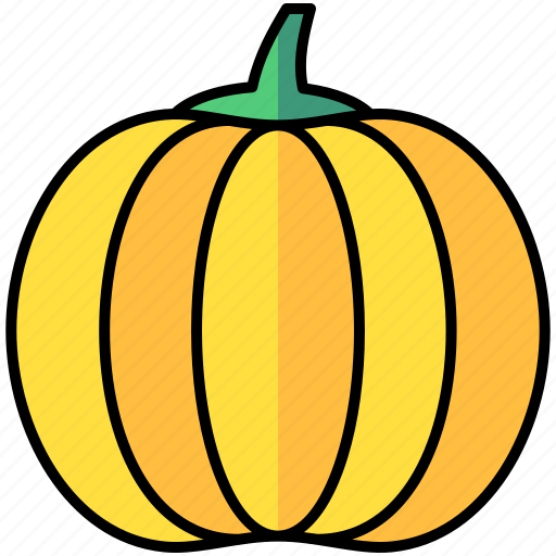 Pumpkin, vegetable, agriculture, harvest icon - Download on Iconfinder