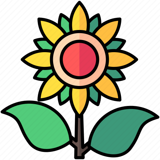 Flower, gardening, sunflower, agriculture icon - Download on Iconfinder
