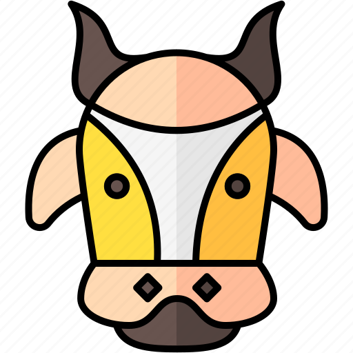 Cow, animal, farm, milk icon - Download on Iconfinder