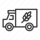 farm, truck, delivery, agriculture