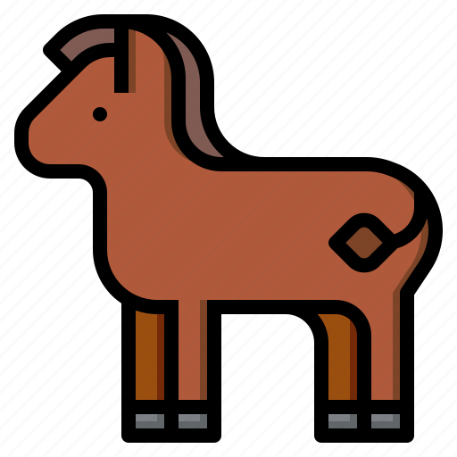Animal, animals, horse, kingdom, life, wild, zoo icon - Download on Iconfinder
