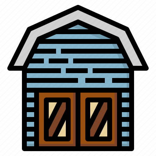 Barn, buildings, estate, farm, gardening, real icon - Download on Iconfinder