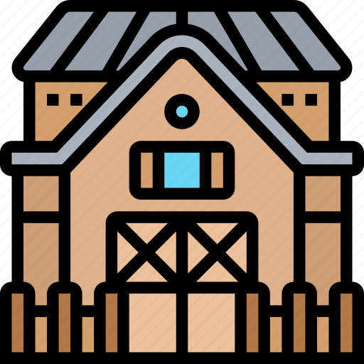Barn, farm, ranch, agriculture, countryside icon - Download on Iconfinder