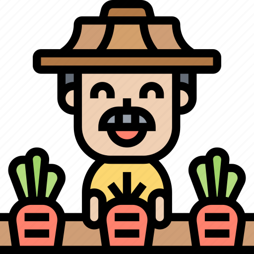 Farmland, farmer, harvest, cultivation, agriculture icon - Download on Iconfinder