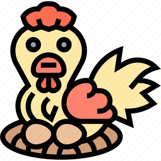 Chicken, eggs, hen, poultry, farm icon - Download on Iconfinder
