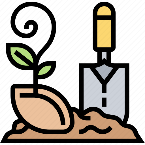 Seeds, growth, sprout, gardening, plant icon - Download on Iconfinder