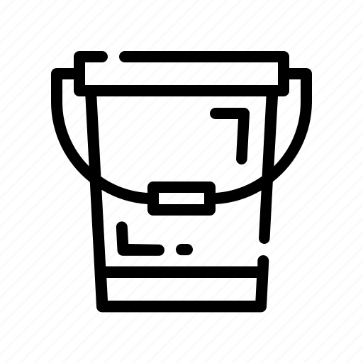 Bucket, container, water, plastic, pail icon - Download on Iconfinder