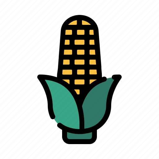 Corn, maize, food, vegetable, farm icon - Download on Iconfinder