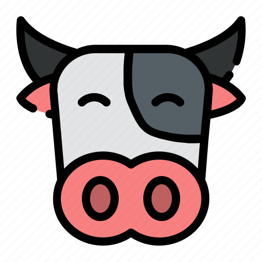 Cow, animal, farm, cattle, beef icon - Download on Iconfinder