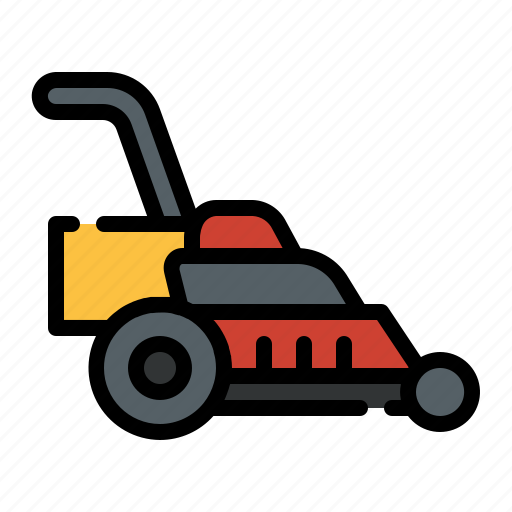 Lawnmower, grass, gardening, lawn, cut icon - Download on Iconfinder