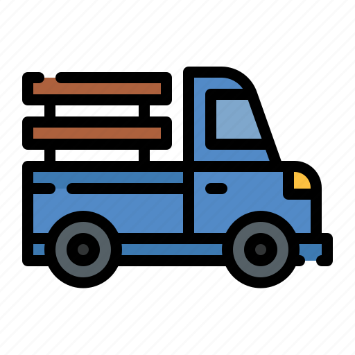 Pickup, truck, car, transport icon - Download on Iconfinder