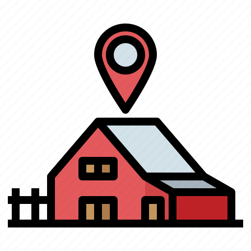 Farm, ecology, farming, pointer, maps, location, land icon - Download on Iconfinder