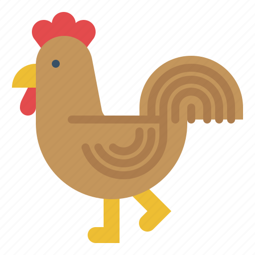 Farming, bird, chicken, livestock, animals, gardening, farm icon - Download on Iconfinder