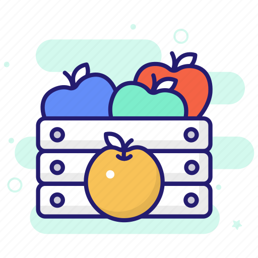 Basket, fresh fruits, fruits basket, natural food, fruits icon - Download on Iconfinder