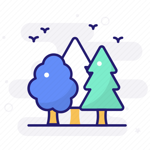 Summer, tree, nature, landscape icon - Download on Iconfinder