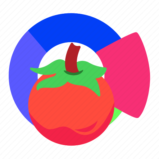 Tomato, quality, control, data, chart icon - Download on Iconfinder