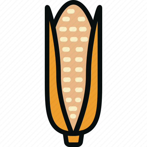 Cob, corn, food, maize, plant, pop, vegetable icon - Download on Iconfinder
