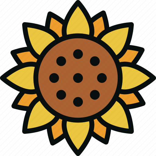 Bees, farm, flower, garden, nature, seed, sunflower icon - Download on Iconfinder