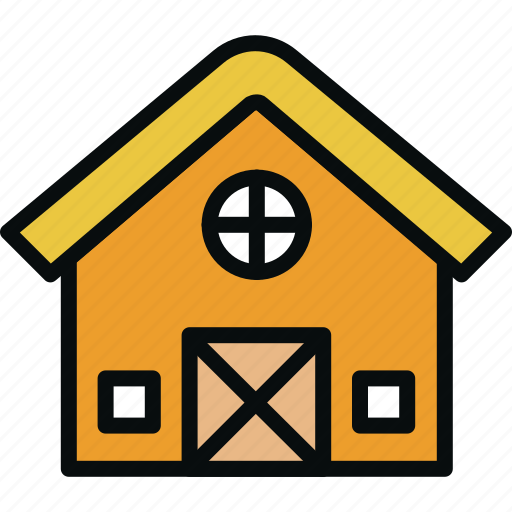 Barn, building, estate, farm, home, house, silo icon - Download on Iconfinder