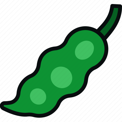 Bean, food, green, legume, peas, pod, vegetable icon - Download on Iconfinder