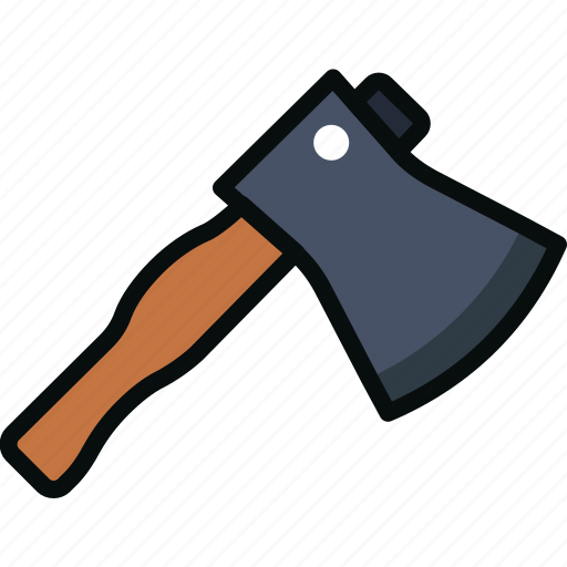 Axe, camping, cutting, hatchet, tent, tomahawk, tool icon - Download on Iconfinder