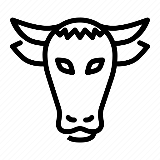 Agriculture, bull, cow, farm, livestock, ox, animal icon - Download on Iconfinder