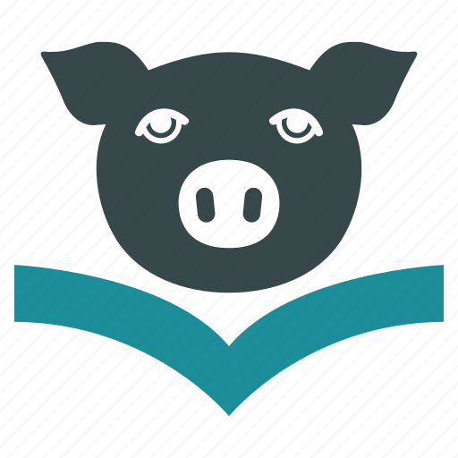 Book, education, knowledge, study, university, pig, piggy icon - Download on Iconfinder