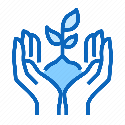 Ecology, hands, holding, plant, soil, two icon - Download on Iconfinder
