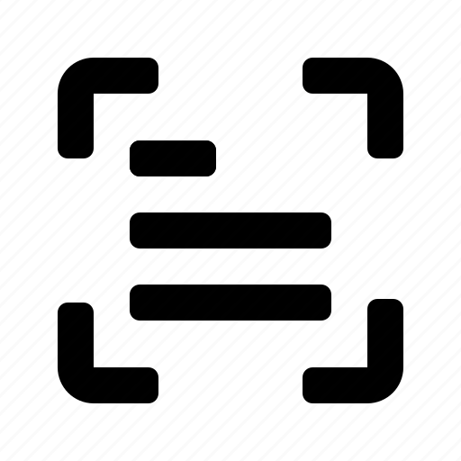 Text, document, recognize, scan, recognition icon - Download on Iconfinder