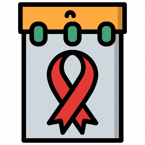 Aids, hiv, virus, medical, calendar, day icon - Download on Iconfinder