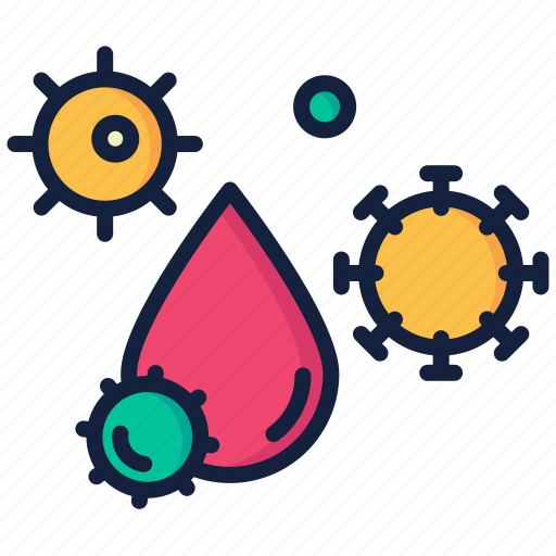 Bacteria, blood, hiv, virus icon - Download on Iconfinder
