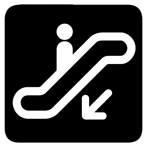 Down, escalator icon - Free download on Iconfinder