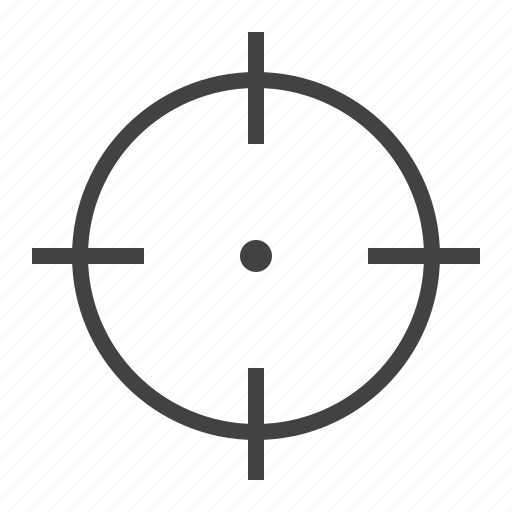 Aim, crosshair, focus, scope, shooting, target icon - Download on Iconfinder