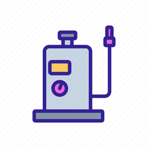 Air, compressor, device, indicator, pump, safety, vertical icon - Download on Iconfinder