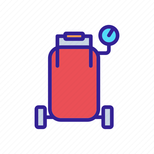 Air, compressor, electronic, mobile, pump, top, view icon - Download on Iconfinder