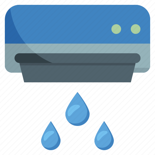 Condensation, air, conditioner, water, droplet, drip, electronics icon - Download on Iconfinder