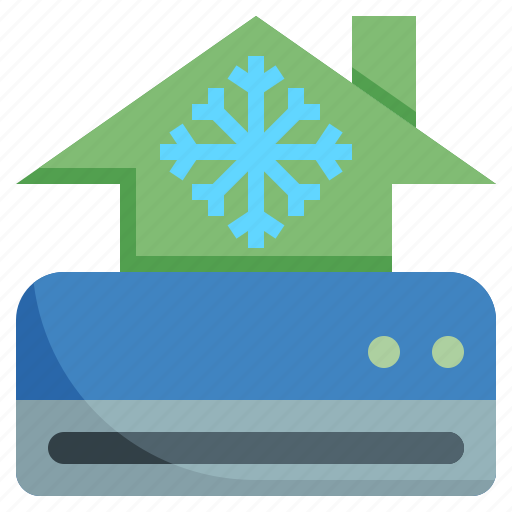 House, temperature, control, air, conditioner, electronics, technology icon - Download on Iconfinder
