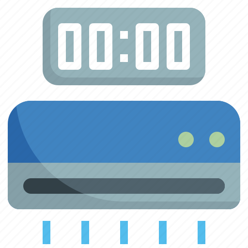Timer, short, term, air, conditioner, cooler, time icon - Download on Iconfinder