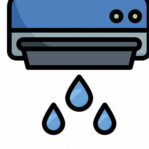 Condensation, air, conditioner, water, droplet, drip, electronics icon - Download on Iconfinder