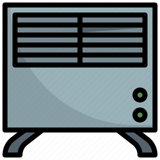 Heater, radiator, electronics, warm, hot icon - Download on Iconfinder