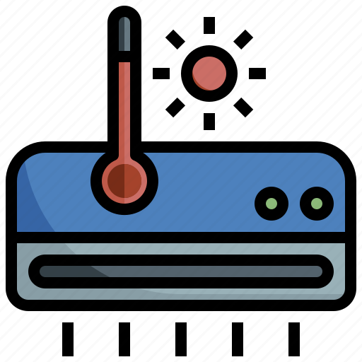 Hot, air, conditioner, cooler, warm, degree, hot air icon - Download on Iconfinder