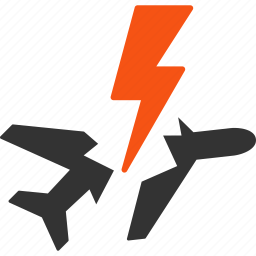Aircraft, airplane, attack, aviation, disaster, flight, strike icon - Download on Iconfinder