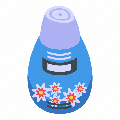Flower, air, freshener, isometric icon - Download on Iconfinder