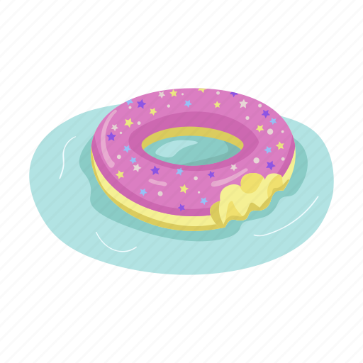 Inflatable, air, mattress, donut, rubber icon - Download on Iconfinder