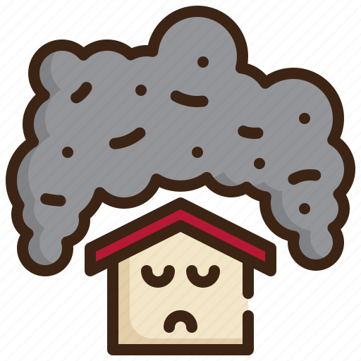 Home, air, pollution, smog icon - Download on Iconfinder