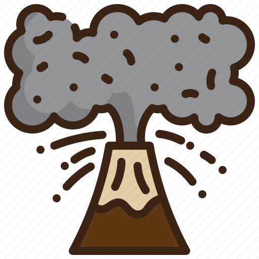 Volcano, air, pollution, smog, dust icon - Download on Iconfinder