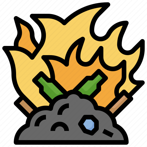 Fire, explosion, burning, flame, ecology, and, environment icon - Download on Iconfinder